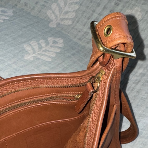 Coach Dark Brown Leather Shoulder Bag - Picture 8 of 9